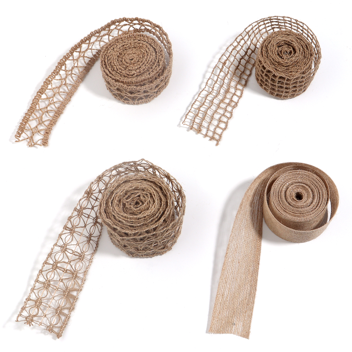 5/10 Meter Leinen Sackleinen Stoffband Makramee Handwerk Leinen Gurtband für Hochzeitsdekoration Geschenke Box Blumenstrauß Schleife Verpackungsmaterial