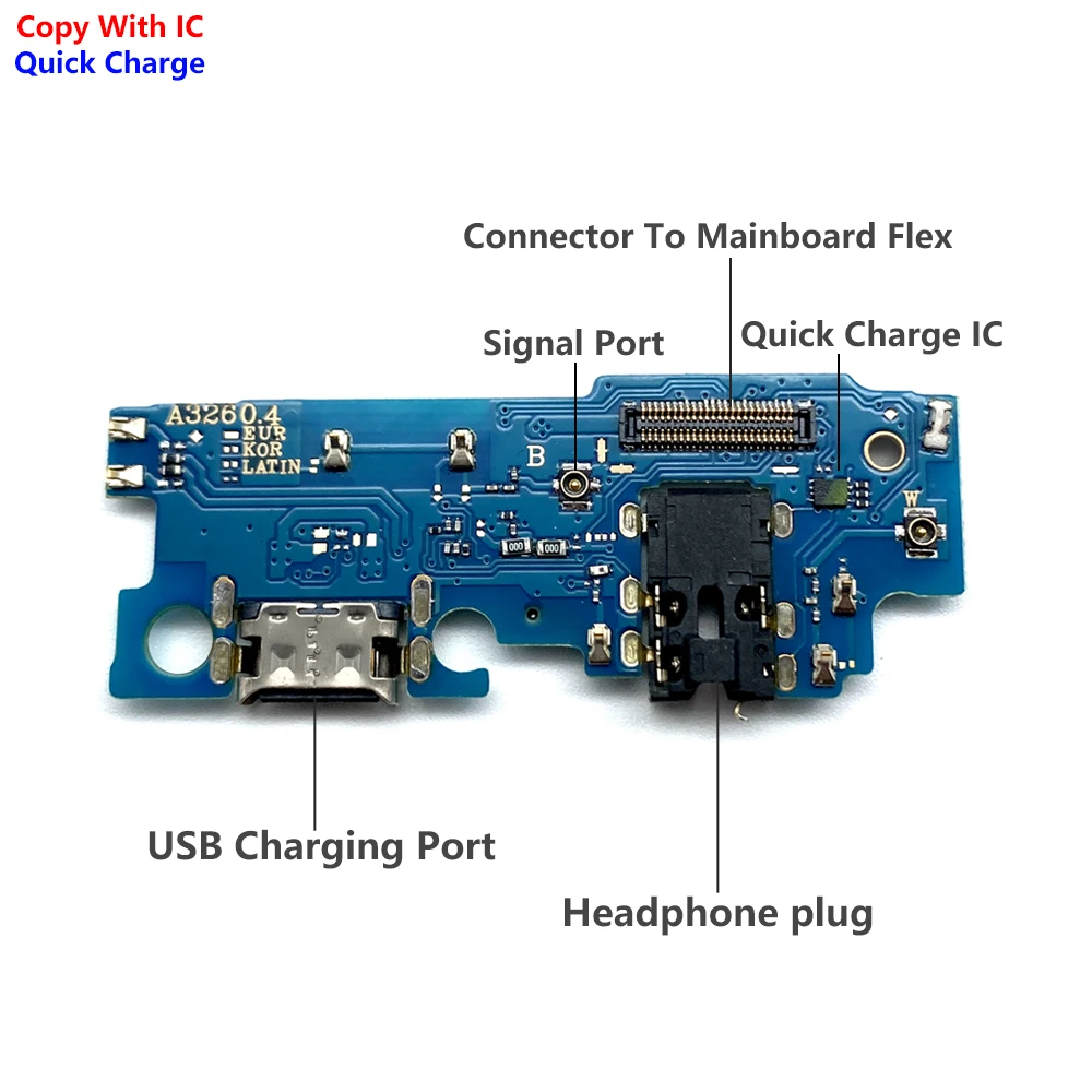 Charger Board USB Port Connector Flex Cable For SM A01 Core A02S A03 Core A11 A21S A31 A51 Charging Dock Replacement