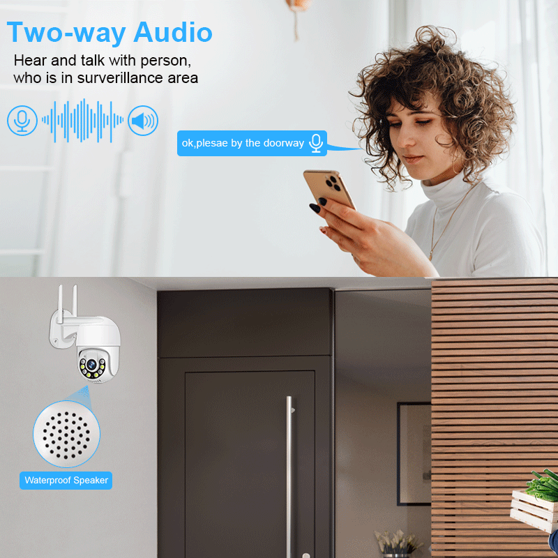 Smar 8CH NVR 5MP Wireless Camera Kit Ai Humman Detect Outdoor 3MP PTZ WiFi Night Vision CCTV Security Surveillance System ICsee