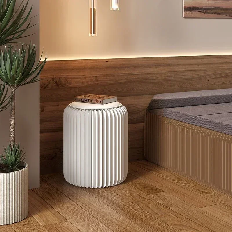 Akordeon Bangku Rendah Lipat Portabel Kursi Bundar Bangku Kertas Ruang Tamu Sepatu Berubah Mobili Salvaspazio Furnitur Hemat Ruang