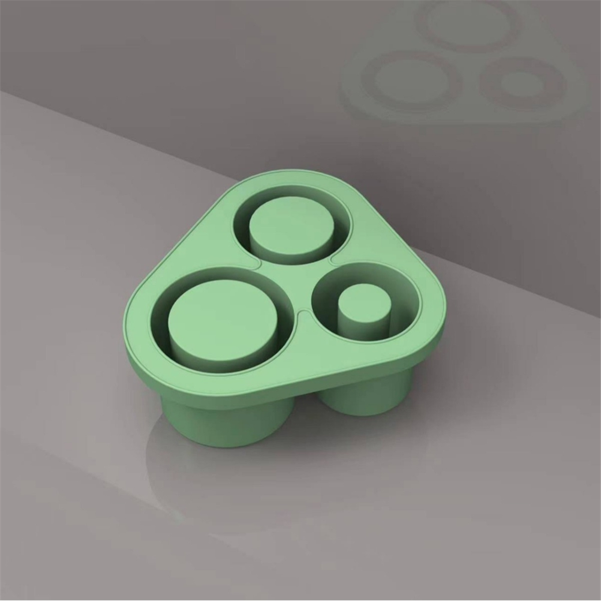 A72P Ice-Cube Tray with Lid for 30 40Oz Tumblers 3 Hollow Cylinder Ice-Cube Molds for Mug Reusable Ice-Cube Tray for Drinks,D