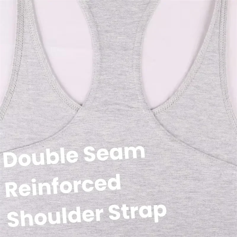 Y-Back Gym Stringer Tank voor heren - "Biceps Don't Grow on Trees" Print, Katoen, Ideaal voor armtrainingen en bodybuilding
