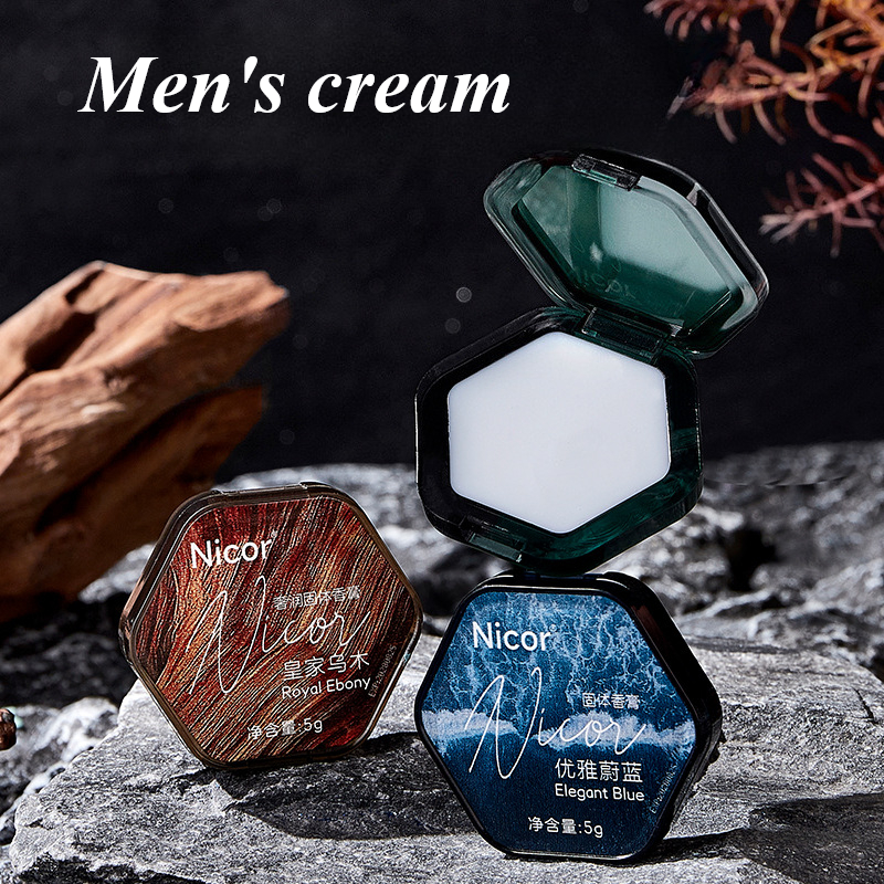 Men's Refreshing Long-lasting Solid Perfume -Long-lasting Vanilla Fragrance Portable Solid Perfume,Ideal Gift for Boyfriend