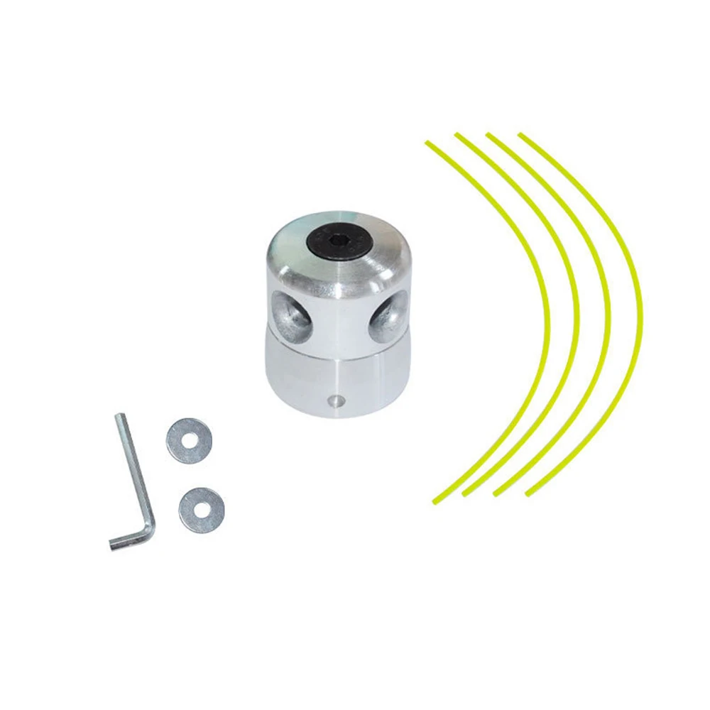 Lawn Mower Aluminum Head Hit Grass Head Metal Head Aluminum Column Straw Head Aluminum Trimming Tool Head