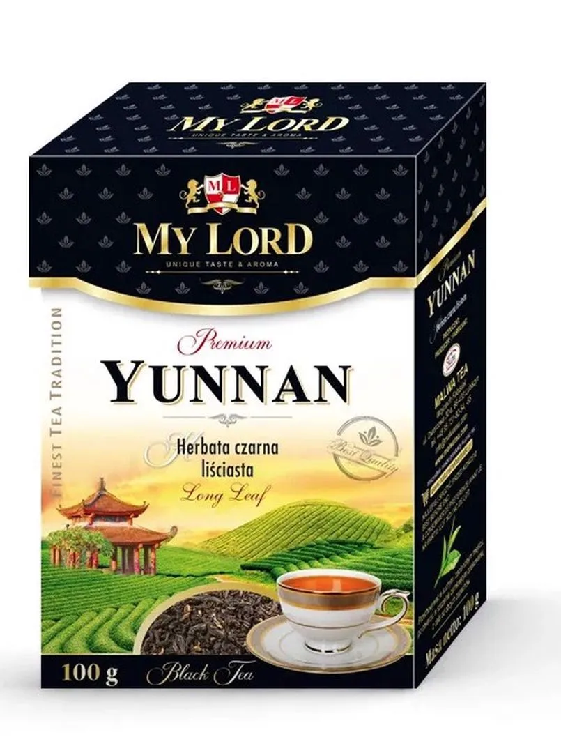 Malwa My Lord Yunnan herbata czarna liściasta 100 g