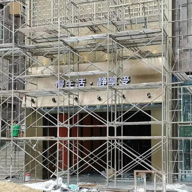 Frame Scaffold Construction Mobile Step Portal Scaffolding Heavy-duty Aluminum Ladder H Frame Scaffolding