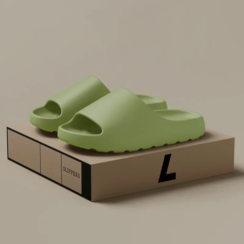 2025 EVA-Schuhe mit weichen Sohlen, leicht, für Zuhause, lässig, innovatives Design, Herren-Hausschuhe, hochwertige, exklusive Marken-Slides auf Lager