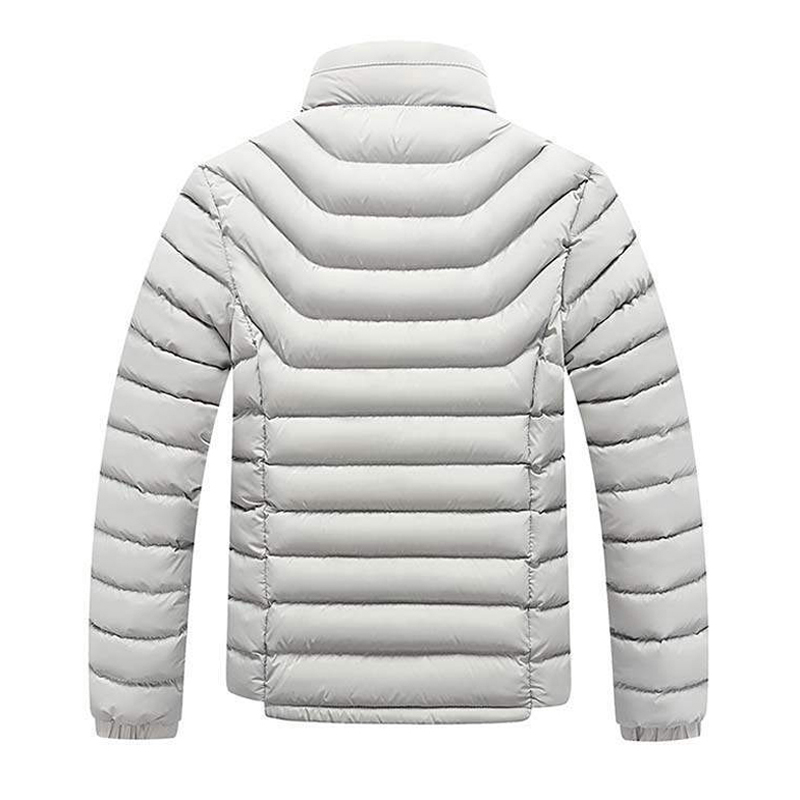 Inverno quente acolchoado jaquetas moda masculina gola de algodão térmico parkas casacos masculinos engrossar blusão jaquetas roupas