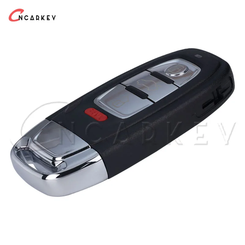 3 4 botones para Audi A4l A3 A4 A5 A6 A8 Quattro Q5 Q7 A6 A8 carcasa para llave remota Fob reemplazo remoto carcasa para llave de coche inteligente