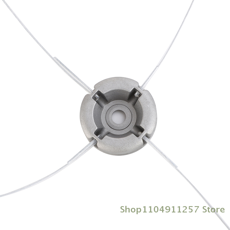 Cabeça universal do cortador de grama da liga de alumínio com linha de corte de grama de aço de náilon peças de reposição do cortador de grama