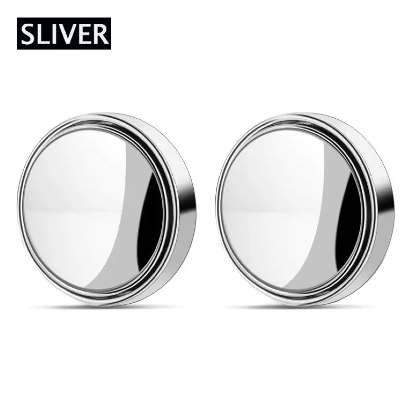Hoge kwaliteit Auto Achteruitkijkspiegel Kleine Ronde Spiegel High-definition Extra groothoek Spiegel Bolle Oppervlak anti-stun