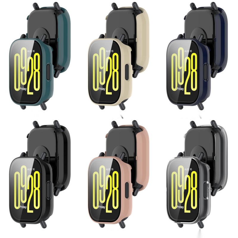 Capa de vidro temperado para redmi watch 5 active/5 lite pulseira de relógio inteligente protetor de tela película para acessórios xiaomi