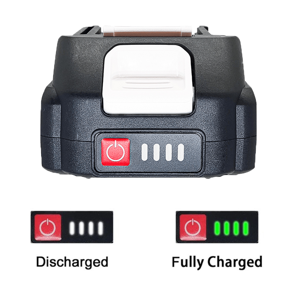 Patuopro 18-21v 2.0 4.0 6.0 8.0ah bateria de lítio recarregável para makita 18v chave de broca elétrica sem escova serra chave de fenda