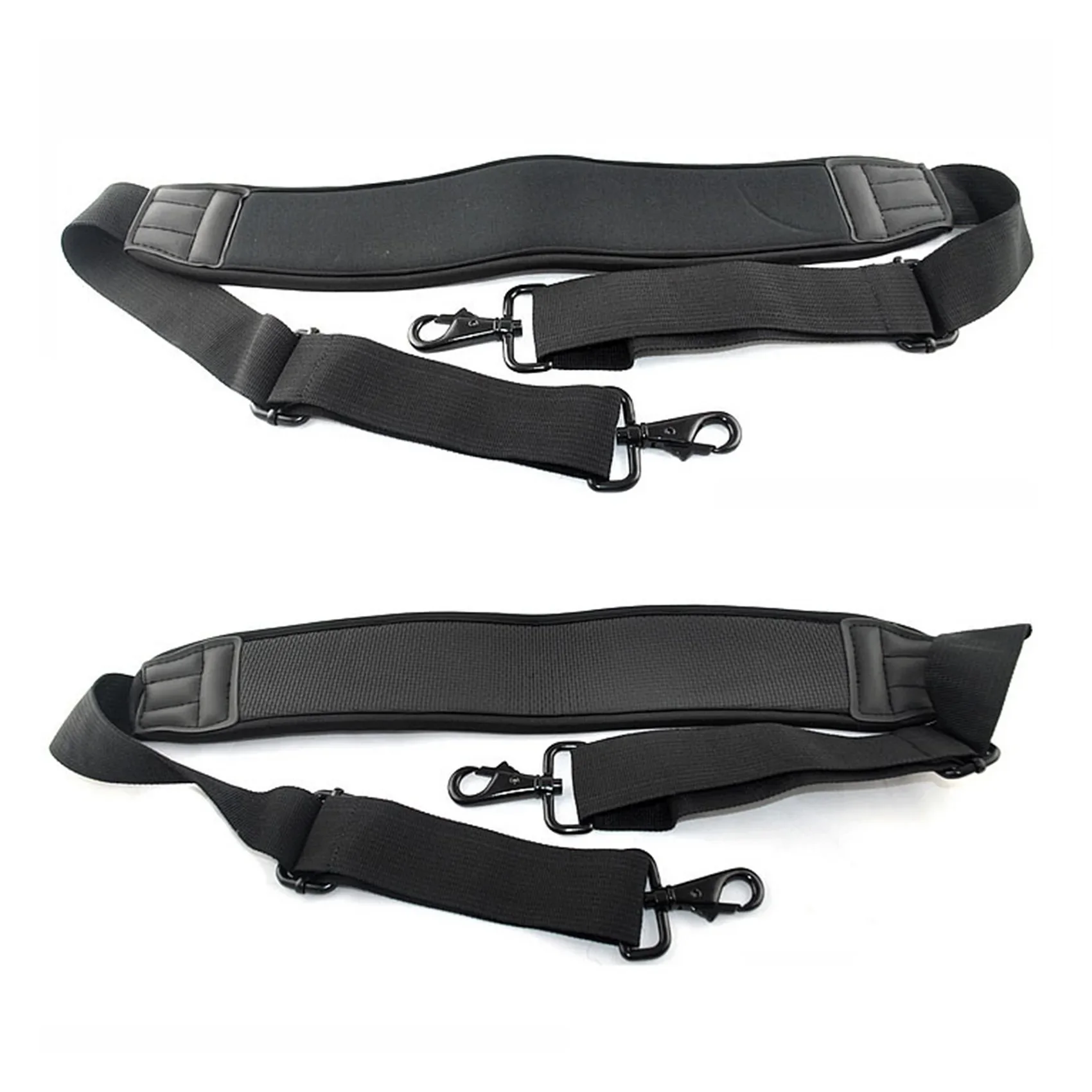 Tracolla regolabile nera con doppi ganci per borsa stabilizzatrice per fotocamera per computer portatile Canon Nikon