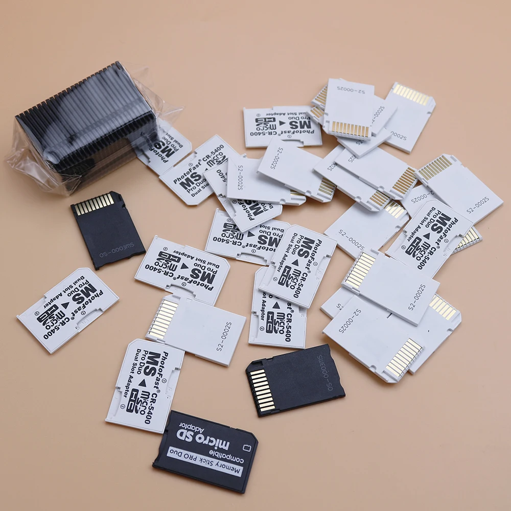 1 piece  Memory Card Adapter Micro SD to Memory Stick Adapter For PSP Sopport Class10 Micro SD 2GB 4GB 8GB 16GB 32GB