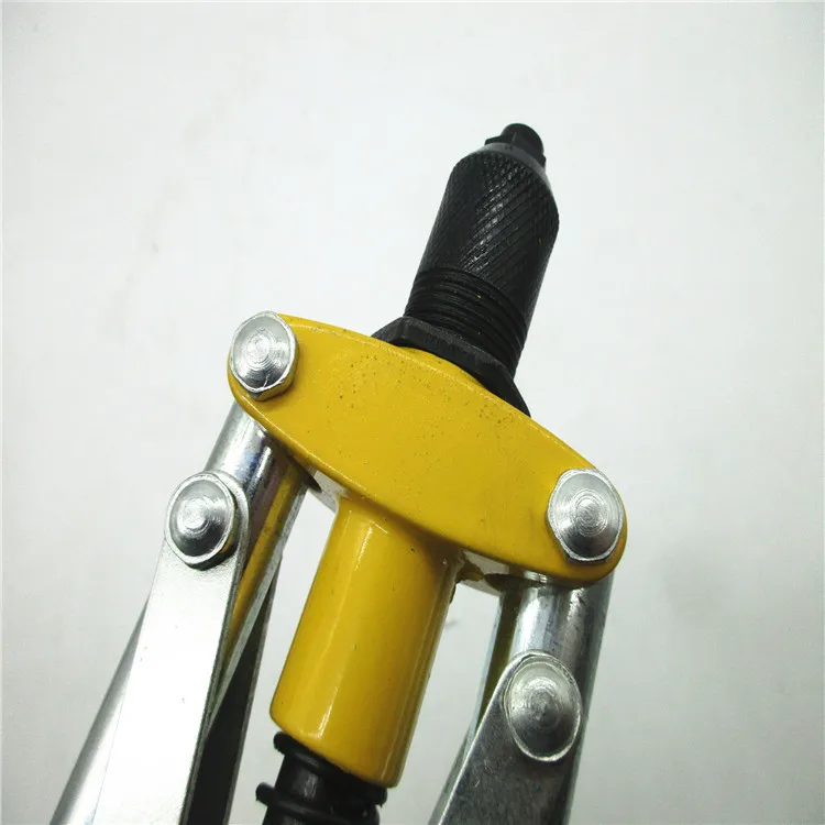 Manual Puxando Rebitando Pregos Arma, Único e Duplo Punho, Heavy Duty, 450mm Tamanho de Entrada, 1"