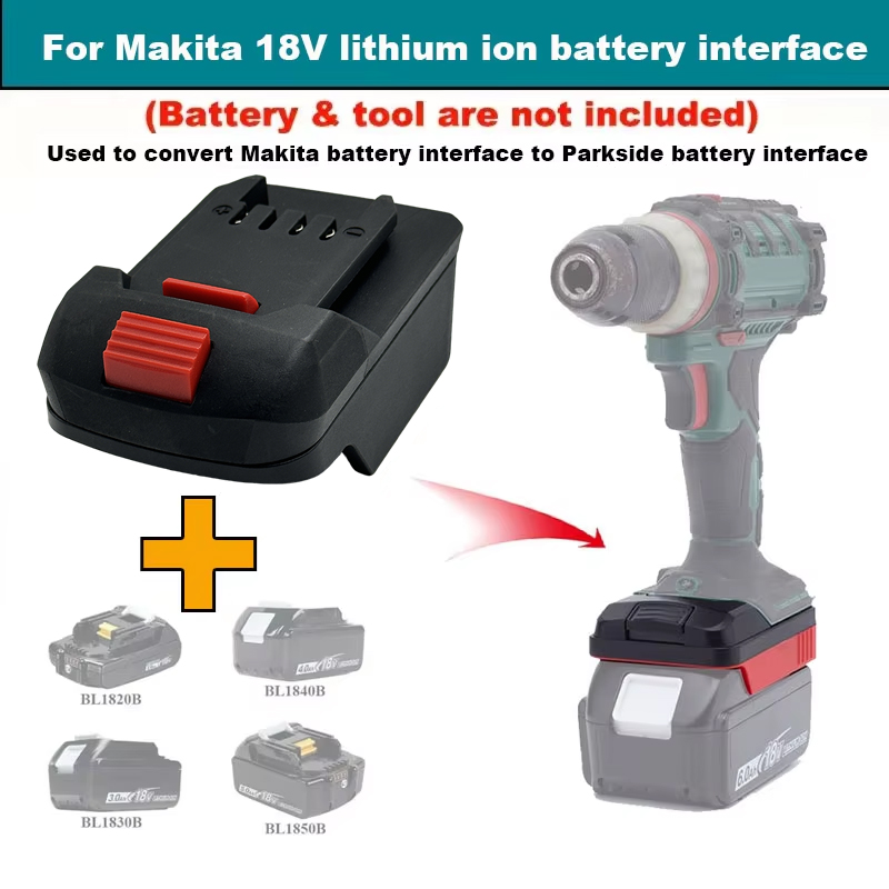 Konwerter Baterii Makita 18V Li-ion na Lidl Parkside X20V do Elektronarzędzi Akumulatorowych (BEZ Baterii)