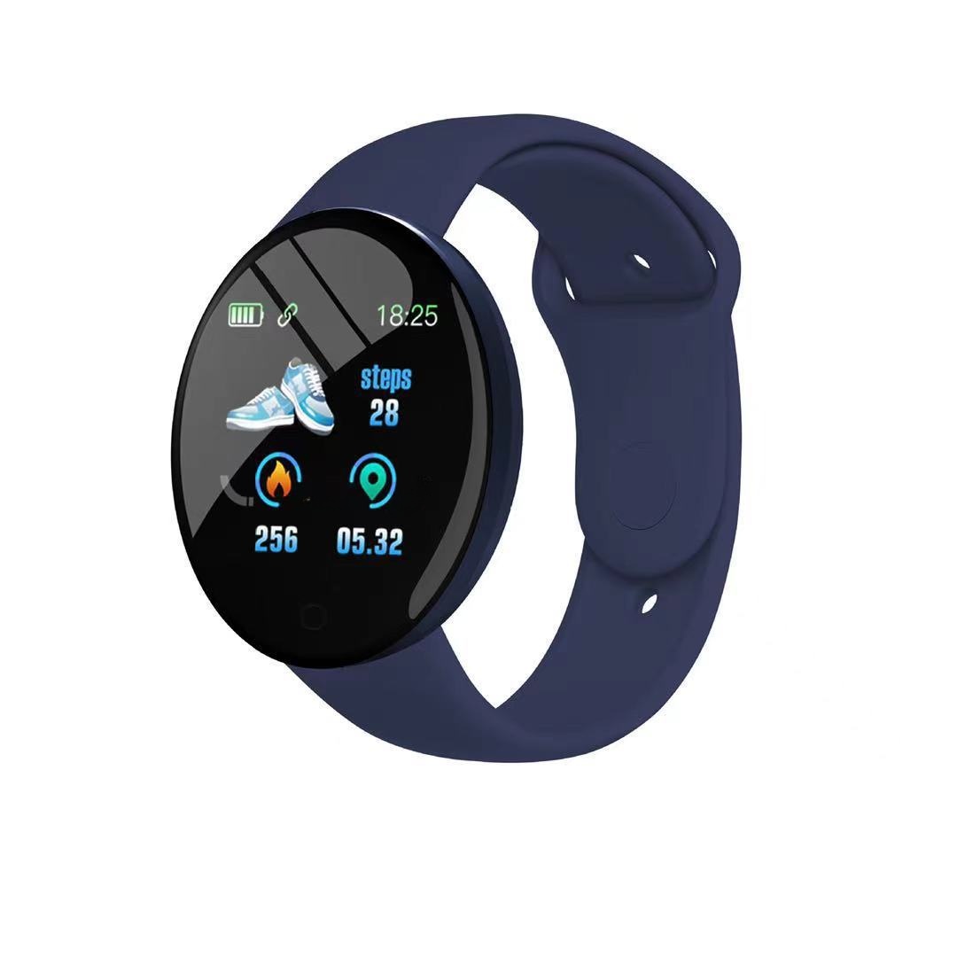 Relógio igente D8s aron com pulseira, contador de passos, monitor de frequência cardíaca, movimento de quartzo, ener...