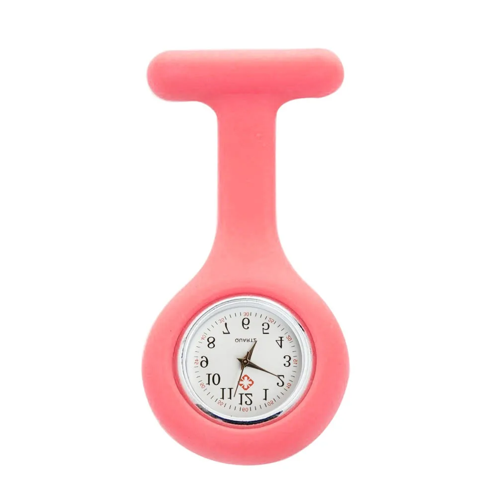 Zegarek kieszonkowy damski cyfrowy wyświetlacz Dial Clip-On zegar analogowy Fob pielęgniarka broszka Pin powiesić kieszonkowy zegarek elektryczny modne zegarki