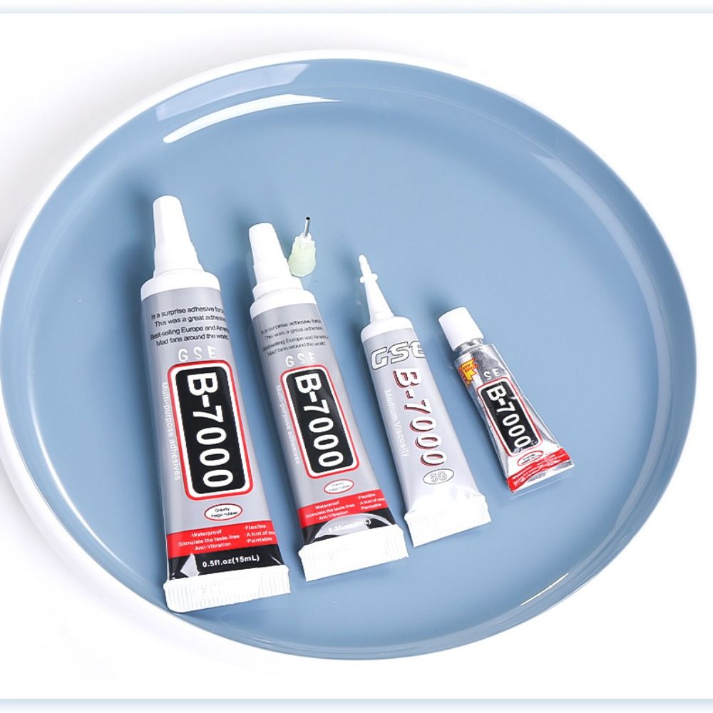 Pegamento B7000 de 3/5/9/15ml, pegamento de cristal transparente, pasta de dientes multifuncional, adhesivo para teléfono, accesorios de pegamento de reparación DIY