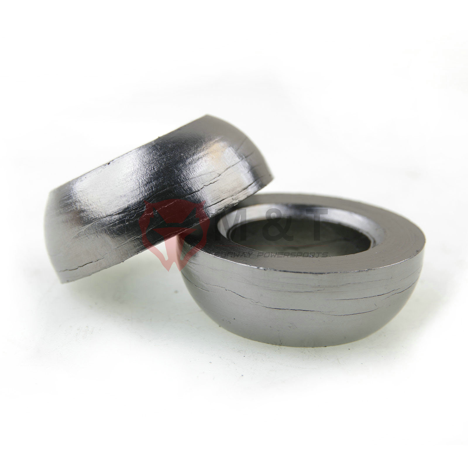 2 Pcs  Muffler Big & Small Collar for LINHAI LH260 300 25222 LH260ATV-B.14.3 53*30*19mm