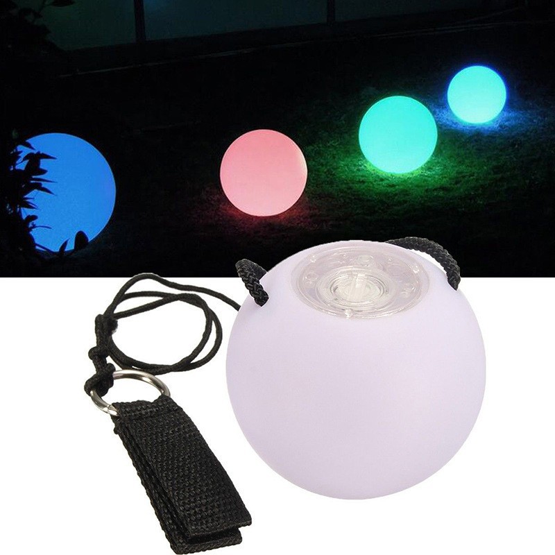 Led colorido bola luminosa balanço flash bola dança fitness exercício bola halloween natal crianças bola luz brinquedos