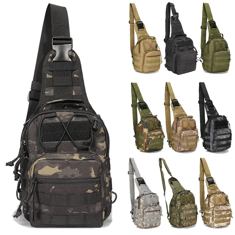 Taktische Brusttasche Männer Outdoor EDC Schulter Sling Bag Wasserdicht Wandern Camping Tag Pack Jagd Verdeckte Reichweite Tasche