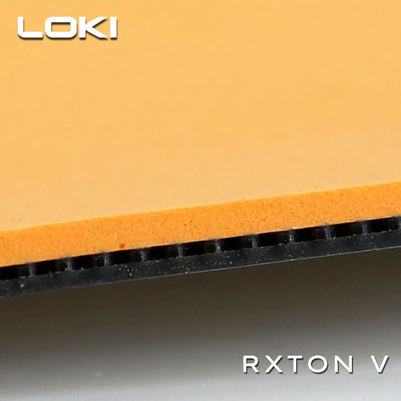 Loki RXTON 1 3 5 Goma de tenis de mesa Goma de ping pong de alta densidad con ampliación interna semitapaca con aprobación ITTF