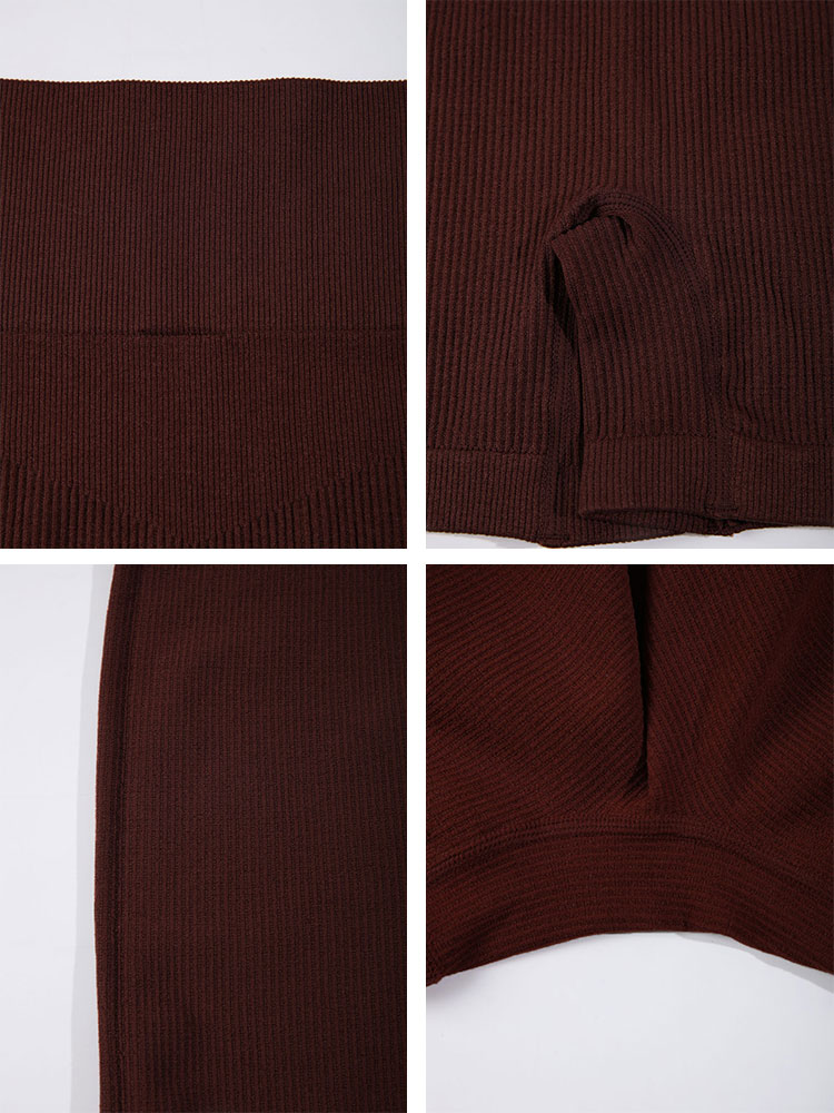 CHRLEISURE-pantalones cortos de Yoga acanalados sin costuras para mujer, medias de motociclista de cintura alta, mallas deportivas ajustadas de entrenamiento elástico, ropa deportiva