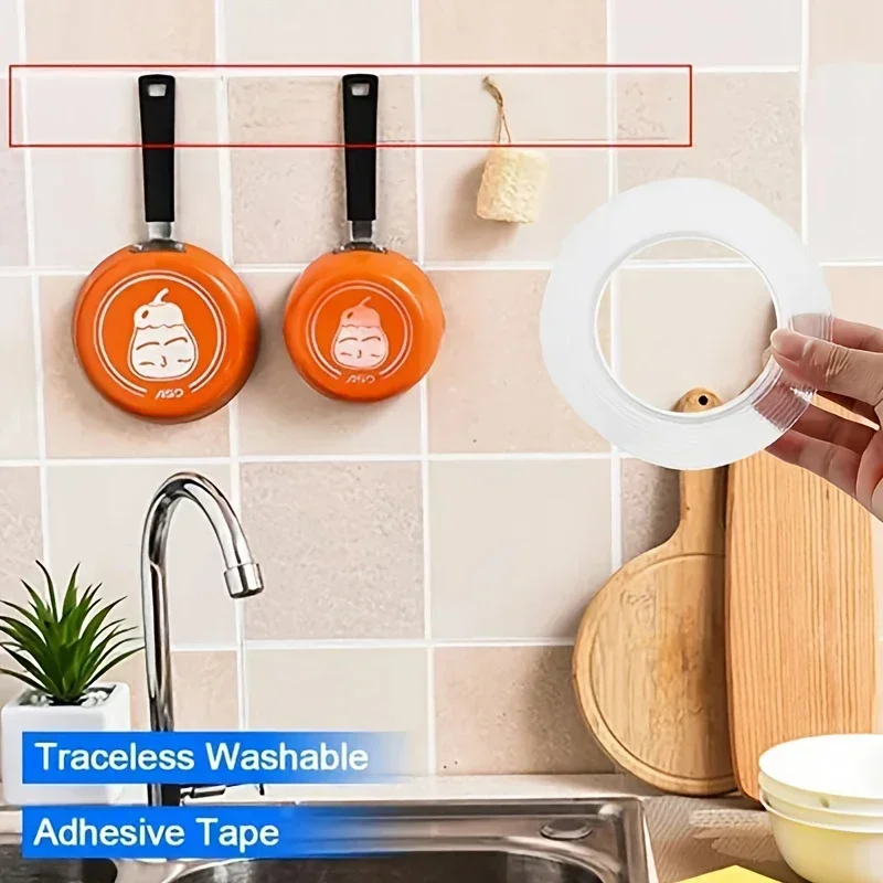 Cinta adhesiva de doble cara Ultra fuerte para electrodomésticos, pegatinas de pared impermeables, cintas resistentes para mejorar el hogar