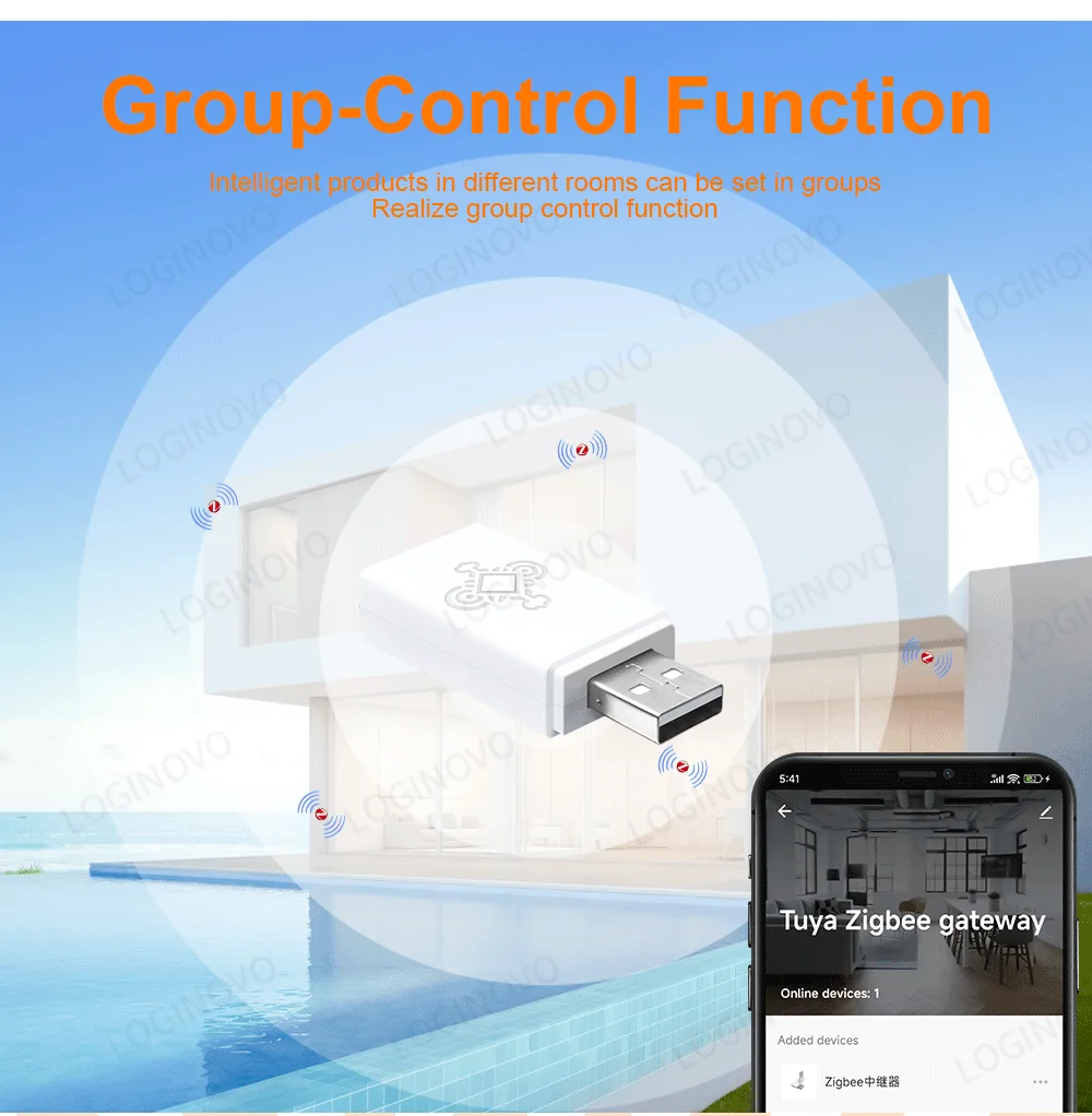 Repetidor de señal Tuya ZigBee, extensor de amplificador USB, puerta de enlace ZigBee, dispositivos inteligentes para el hogar, automatización inteligente para Smart Life
