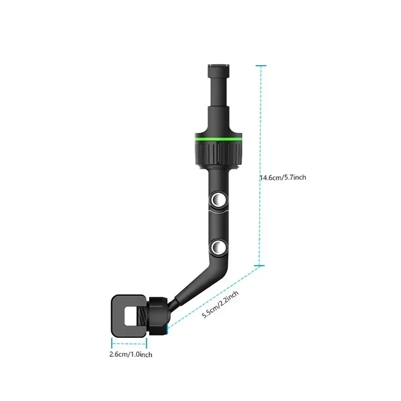 VIKEFON-soporte Universal giratorio de 360 grados para teléfono de coche, soporte multifuncional para espejo retrovisor de coche, Clip para asiento, soporte para teléfono móvil