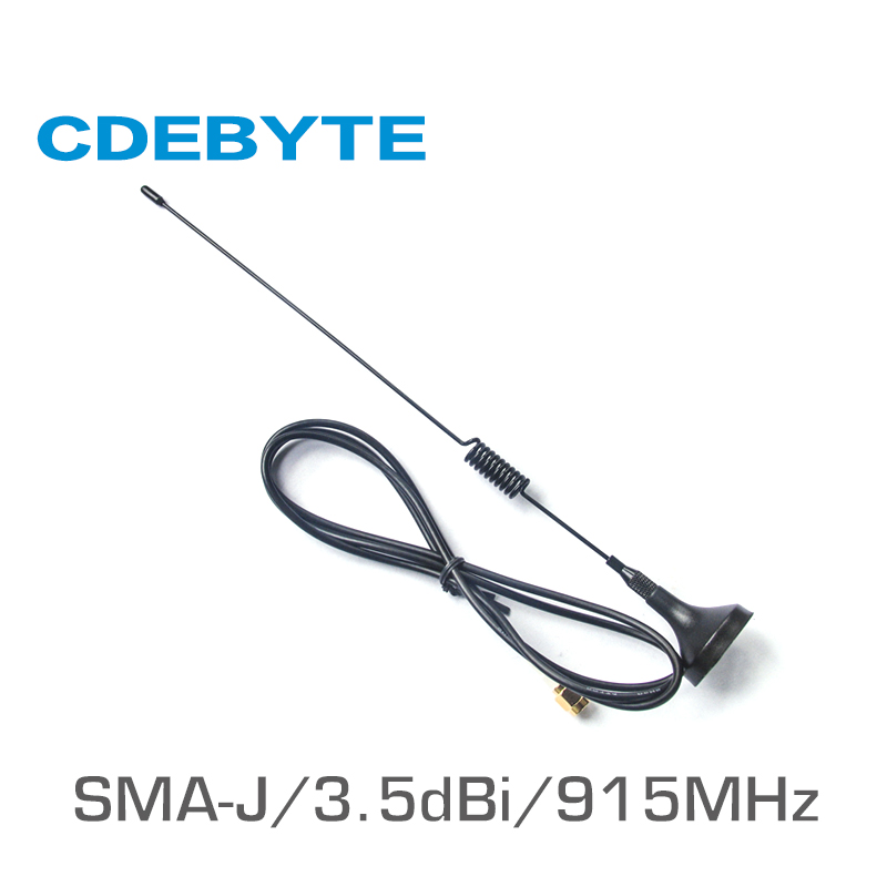 CDEBYTE TX915-XPL-100 915 MHz High Gain Omni Wifi Antenne 3,5 dBi SMA-J Sucker Antena mit Magnetfuß