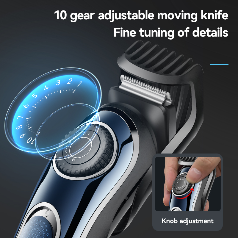 Alta qualidade usb barbeiro à prova dwireless água sem fio aparador de cabelo kemei km-1256 elétrico sem fio profissional máquina de cortar cabelo