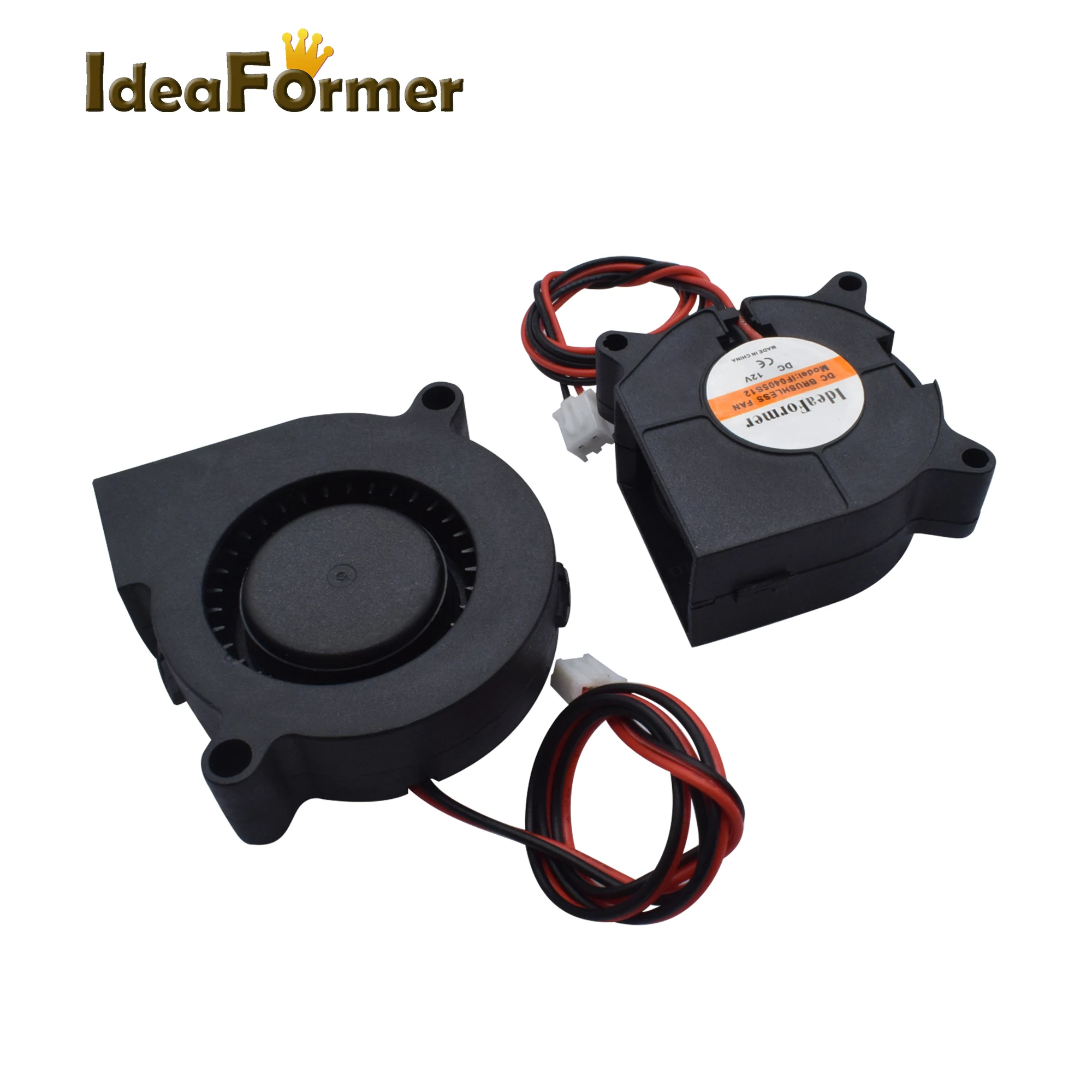 1 Chiếc 4020/5015 Máy Thổi Turbo Quạt Làm Mát Không Chổi Than DC 12V & 24V 3D Máy In Với 2Pin Dupont Dây đế Tản Nhiệt 30Cm Dây J-Đầu