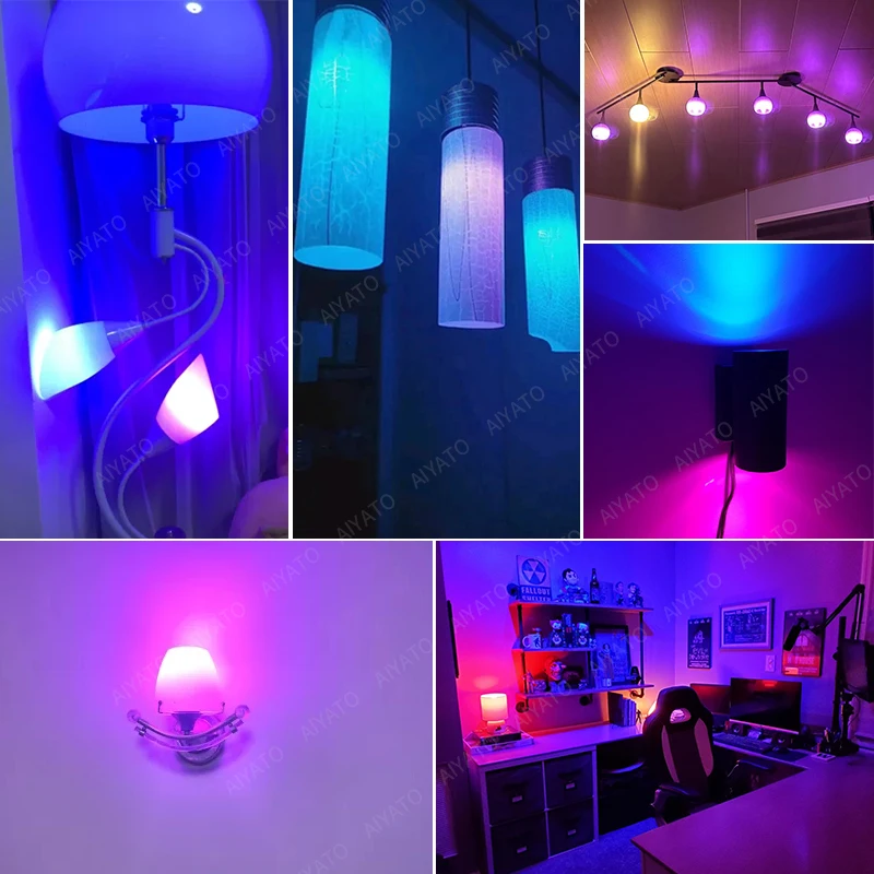 Tuya E14 Lampade a candela Controllo APP Lampadina intelligente Bluetooth WIFI RGB 220V Luce a LED Dimmerabile Smart Life Room Home Group Lampade di cristallo