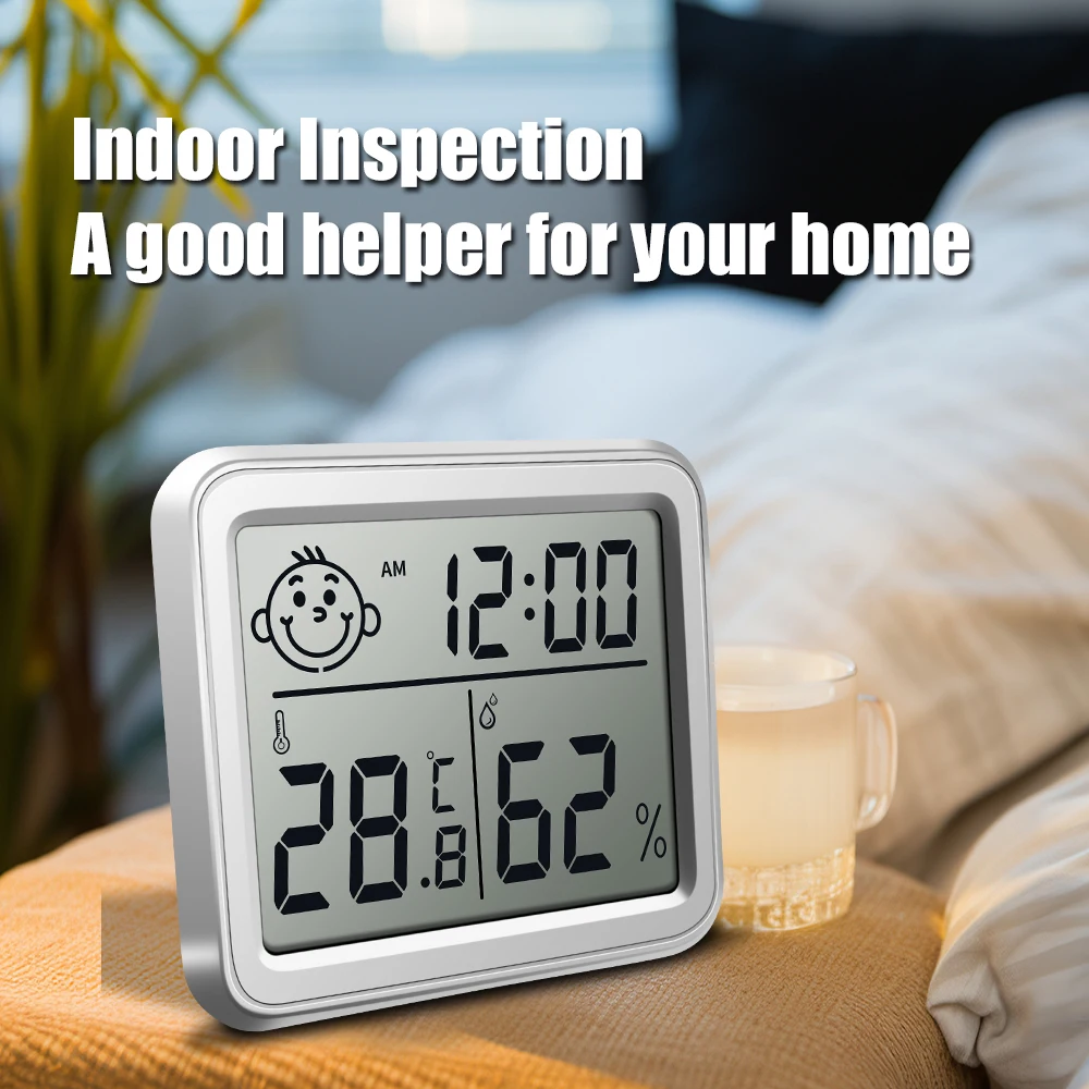 Termómetro Digital Bluetooth, higrómetro LCD para interiores, medidor electrónico de temperatura y humedad, Sensor, estación meteorológica
