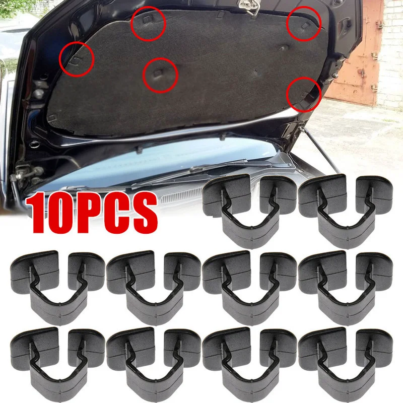 10 Chiếc Xe Hood Bonnet Cách Nhiệt Kẹp Đinh Tán Bình Giữ 1H5863849A01C Cho VW Polo Tiguan Passat B5 B6 Ghế Leon 2 skoda Octavia 2