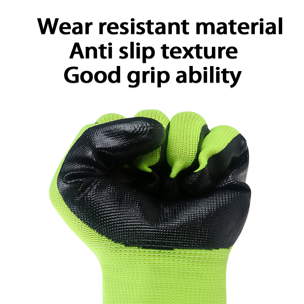 12/24 pairs safety work gloves, suitable for both men and women, used for construction, warehouse, gardening, and landscape work
