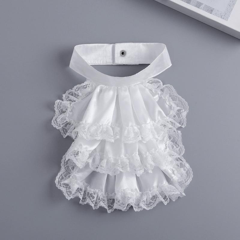 Decoratieve kraag kanten jabot kraag dassen voor toneelvoorstellingen kostuums