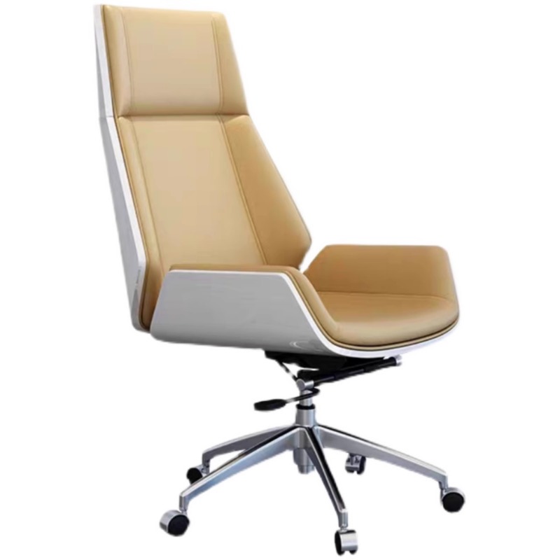 Boss เก้าอี้ Ode to Joy Office Manager เก้าอี้โมเดิร์นจิตรกรรมโต๊ะประชุมหมุนหนังคอมพิวเตอร์ Comfortabl