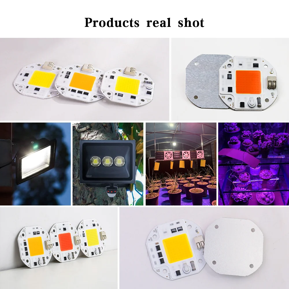 5PCS Wachsen licht 100W 70W 50W KEINE Fahrer COB LED Chip für Scheinwerfer Flutlicht 220V 110V Integrierte Licht Perlen Aluminium