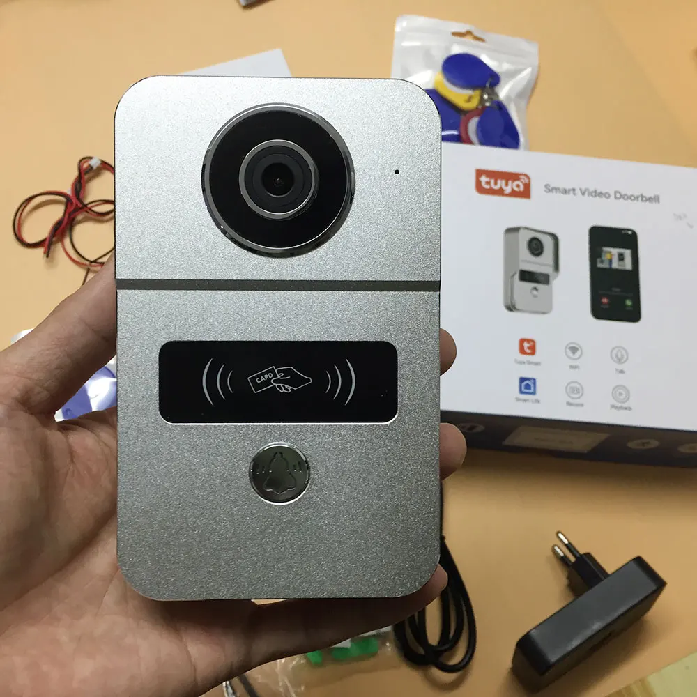 1080P Tuya Smart Video Deurbel Wifi Draadloze Video-intercom Voor Home Security Bescherming Google Home Appartement Tuya Deurbel