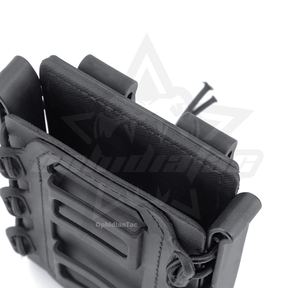 Ophidian Quick นิตยสารกระเป๋า 5.56 มม.7.62 มม.เข็มขัดคลิป Quick Connect Bracket Soft Shell ปืนไรเฟิลนิตยสารวงเล็บ