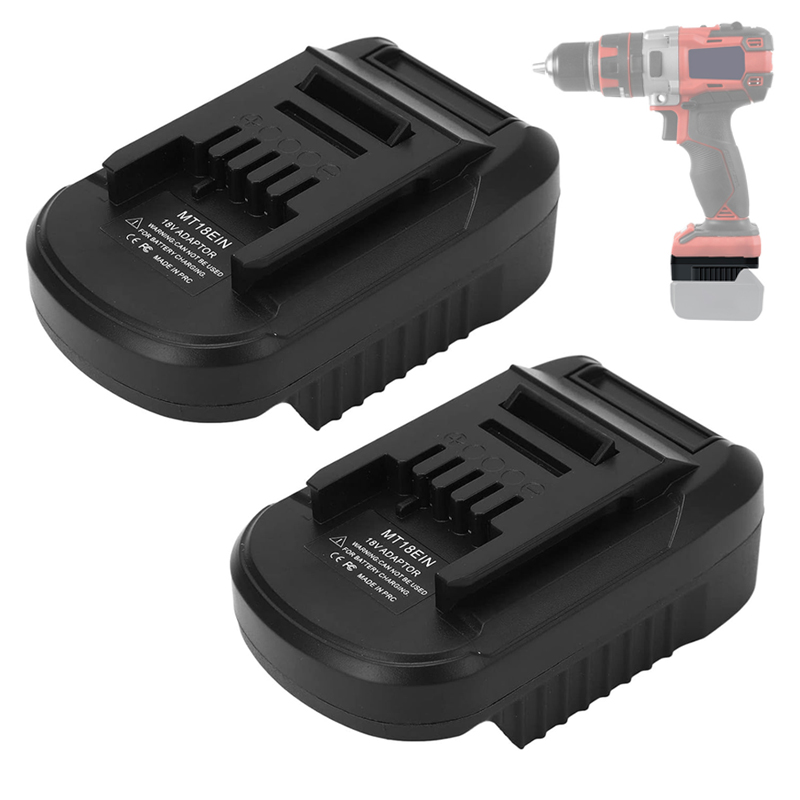 Adaptador de 1/2 Uds para Makita 18V a Einhell 18V convertidor de repuesto de batería de iones de litio para herramientas eléctricas Einhell uso de taladro
