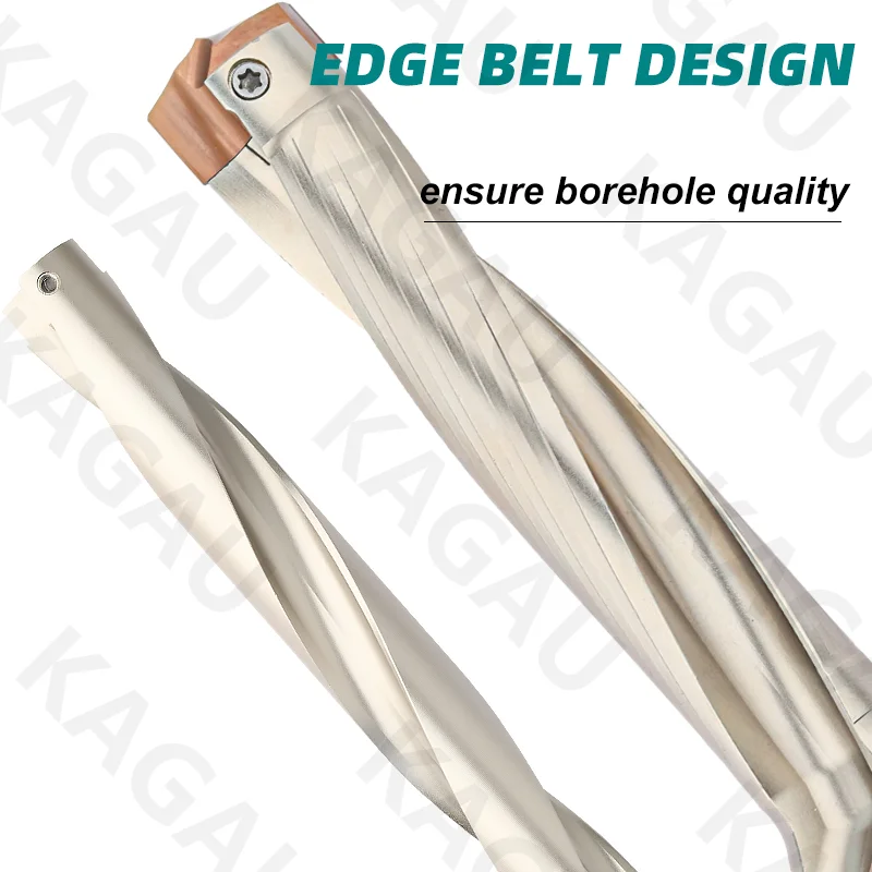 3D 5D 8D 10D internal cooling JCD Crown drill rod diameter 10-25mm for insert HCD High efficiency precision insertable U drill