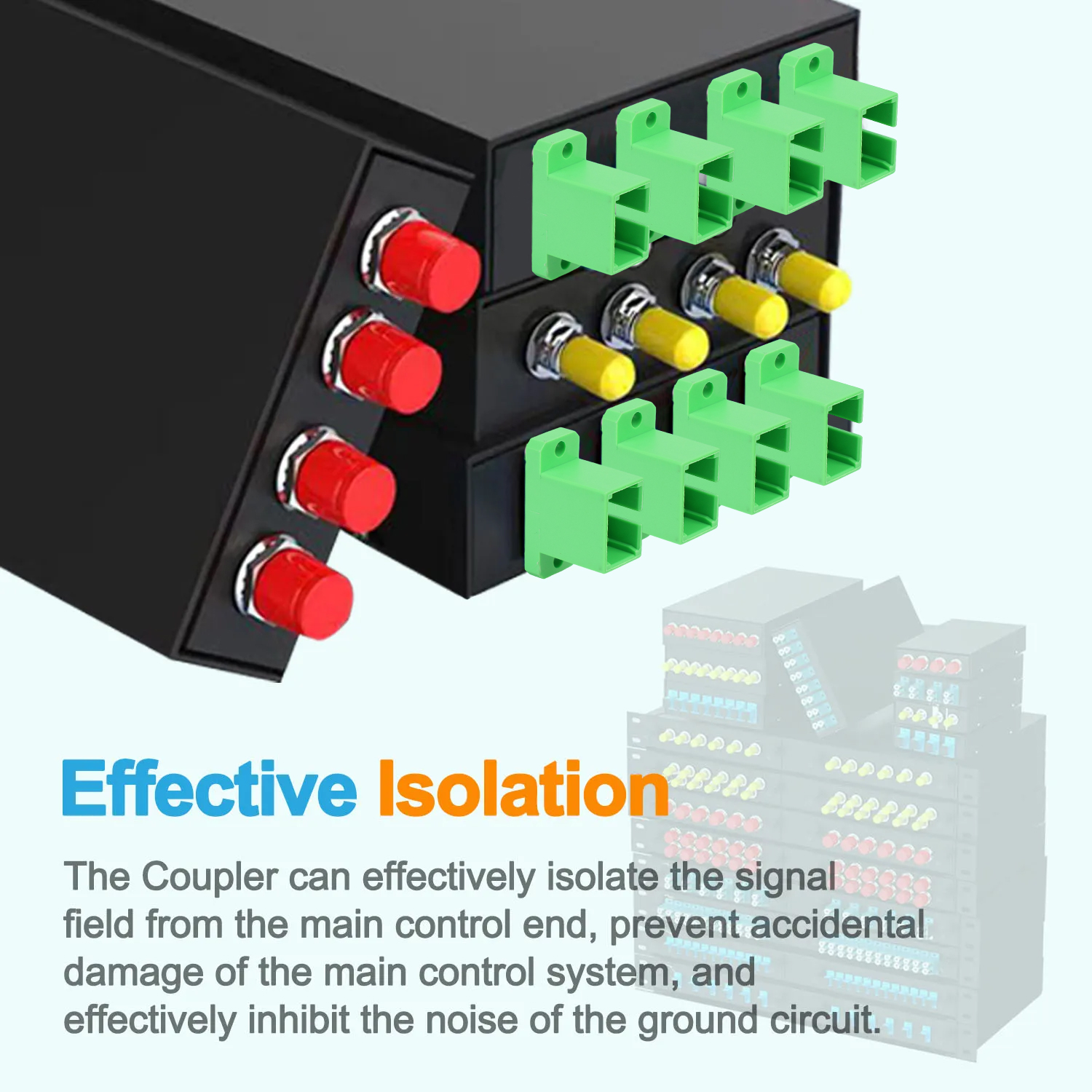 10/20Pcs SC Female to SC Female UPC/APC Couplers Singlemode Simplex Fiber Optical Adapters Network Internet Cable Connectors