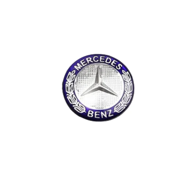 Insignia de perilla Multimedia de aluminio para coche, pegatinas de 29mm para Mercedes Benz W124 W140 W163 W202 W203 W204 W205 CLA CLK CLS GLA GLC, 1 ud.