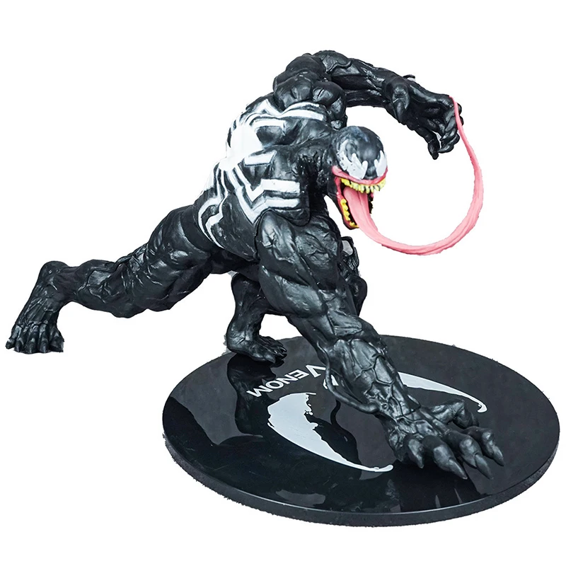 Posizione incline accovacciata Venoms Spidermans Movie Figure Azione Pvc Anime Giocattoli fatti a mano Modello Decorazione Ornamenti Festival delle bambole