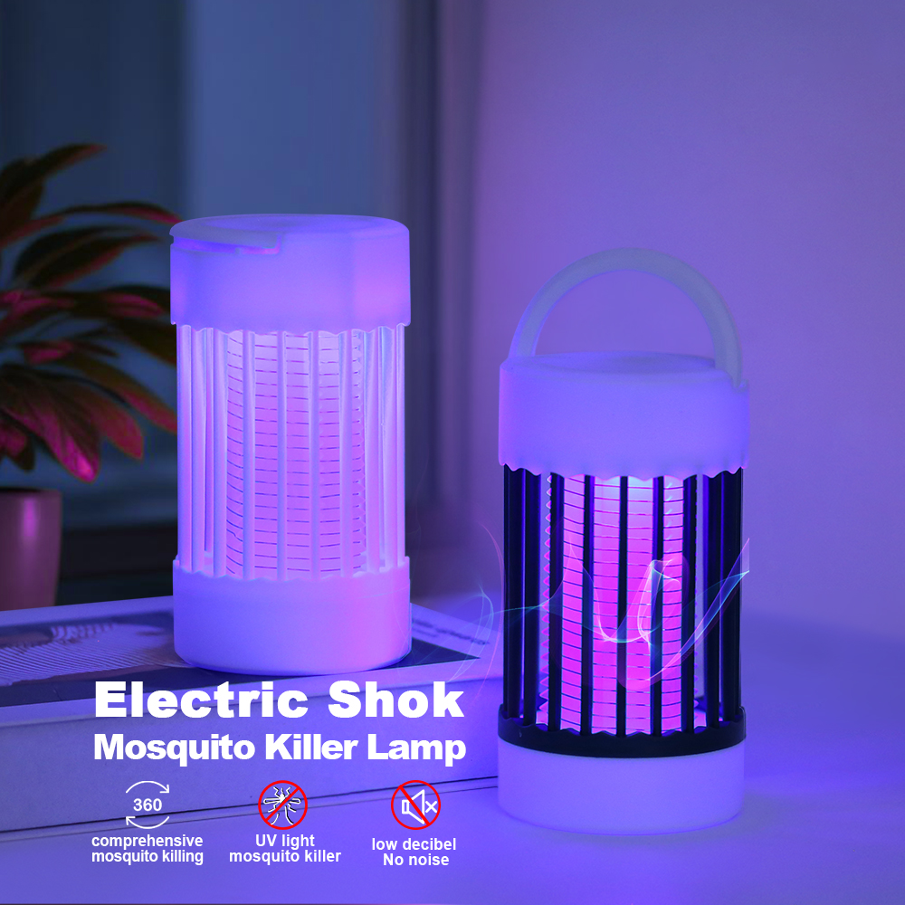 Elektrische muggenmoordenaar Lamp UV-licht Bug Zapper Trap USB 5V Zomervliegenmepper Insectenmoordenaar Licht ﻿ Kamperen